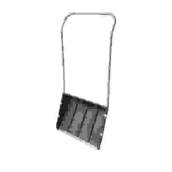 Движок для снега (скрепер) 600х470, полиэтилен морозостойкий, метал. П-образная ручка