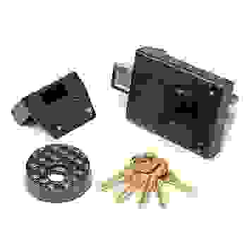 Замок накладной СТАЛЬФ ЗН-067-01 (крест.кл.)