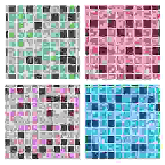 Пленка самоклеящаяся, 45см х 8м, ПВХ, "Плитка", 4 дизайна VETTA