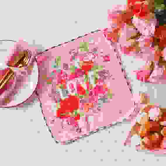 Полотенце микрофибра &quot;Доляна&quot; Пионы, 30х30 см, п/э 200 гр/м2 3670963