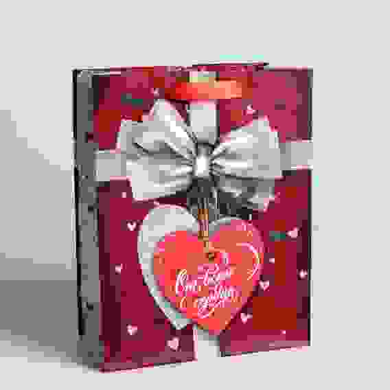 Пакет ламинированный вертикальный «От всего сердца», MS 18 × 23 × 8 см