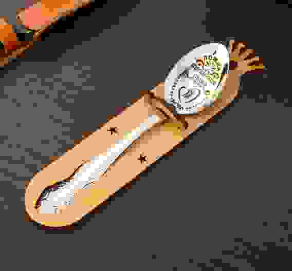 Ложка чайная с гравировкой «Любимого сына», h=14см. 3263368