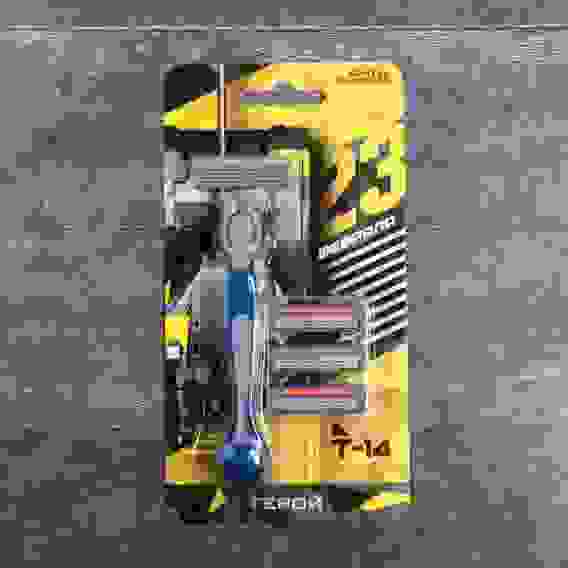 Бритва мужская &quot;Герой&quot;, 3 сменных лезвия в комплекте