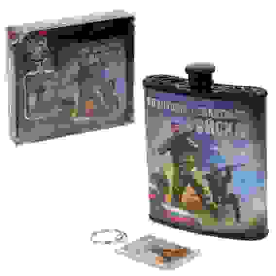 Набор фляжка с брелоком "ВДВ", 210 мл 1507688