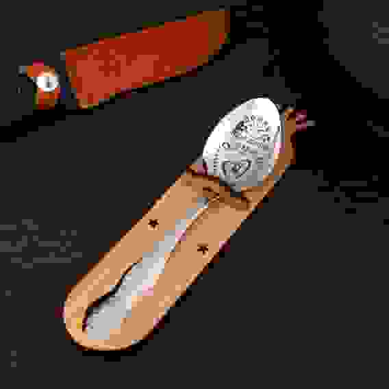 Ложка чайная с гравировкой «Любимого папы», h=14см. 3263366