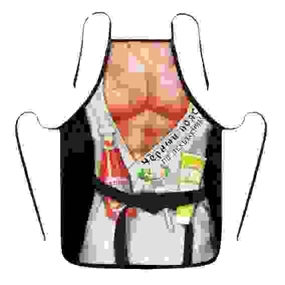 Фартук текстиль "Черный пояс по пельменям", 50 х 70 см 838324