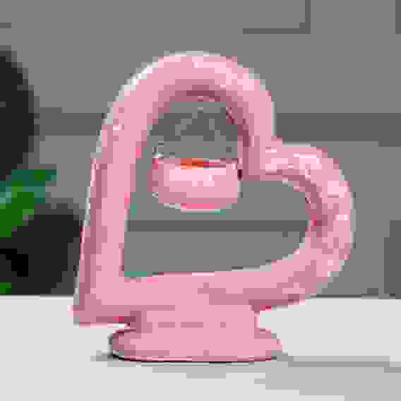 Аромалампа \&quot;Сердце\&quot; розовая 5256933