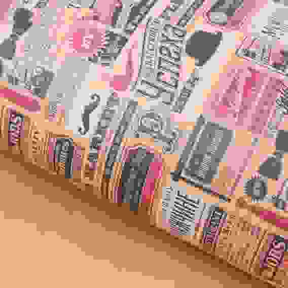 Бумага упаковочная крафтовая «Газетные вырезки», 50 × 70 см 2791548