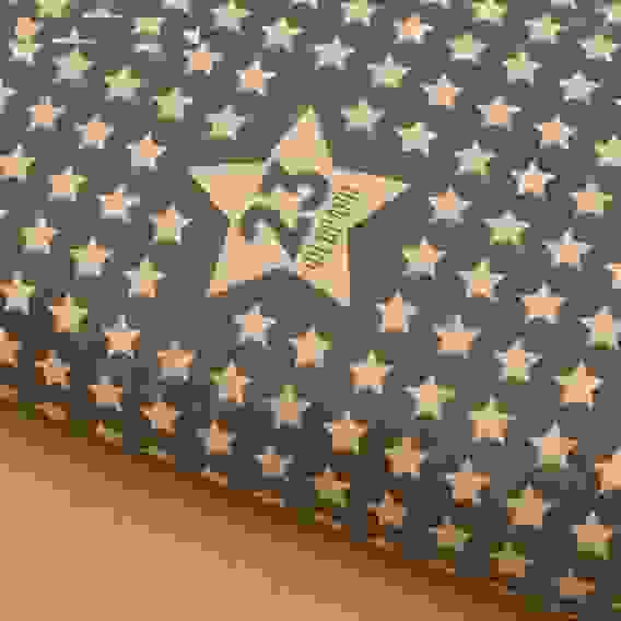 Бумага упаковочная крафтовая «Звезды 23 февраля», 50 × 70 см 2877585