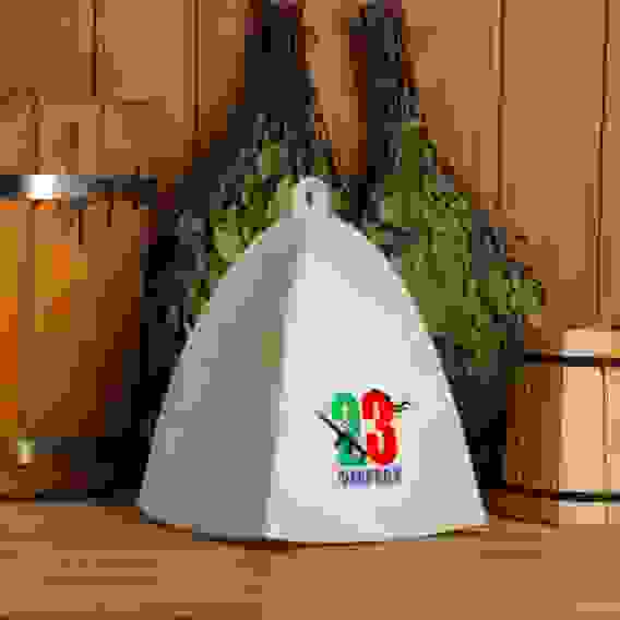 Шапка банная с вышивкой &quot;23 февраля&quot; автомат, первый сорт 2852799