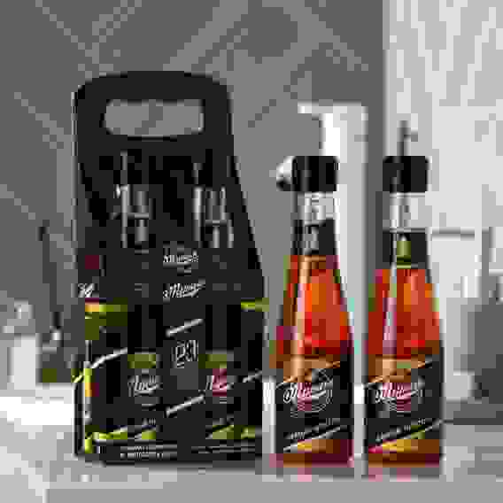 Набор пивной &quot;С днем настоящих мужчин&quot; гель для душа, шампунь 250 мл аромат мужского парфюма 4564137