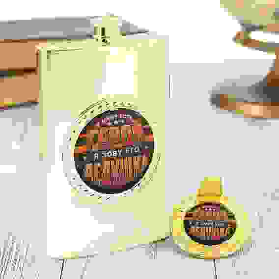 Подарочный набор &quot;Дедушке&quot;, фляжка 300 мл, медаль 2948489