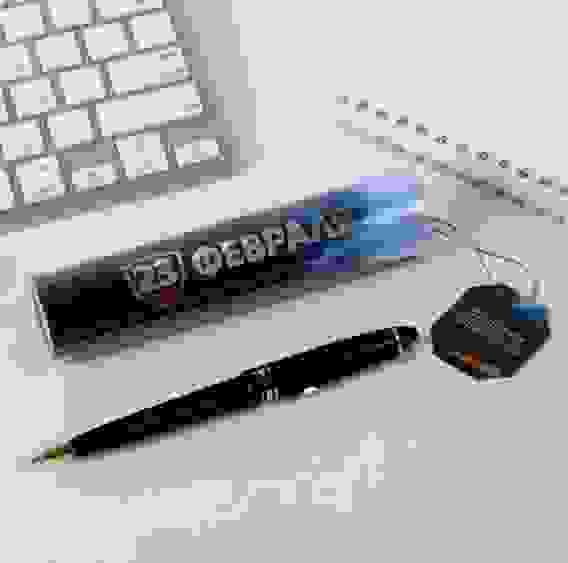 Ручка в тубусе \&quot;Лучшему защитнику!\&quot;, пластик