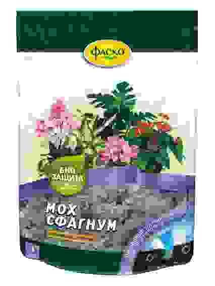 Мох Сфагнум Фаско Цветочное счастье дойпак 1л