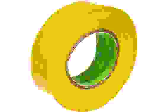 Изолента ПВХ 19х20м жел. Сибртех