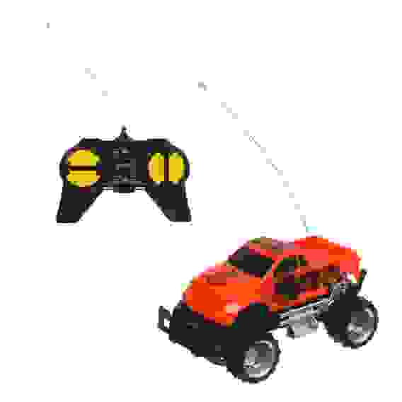 Машина на радиоуправлении в виде пикапа \"Рыжий\", 5АА, пластик, 23х14х13см BY