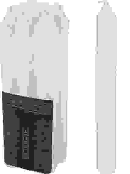 Свечи столовые Simple 6шт белые