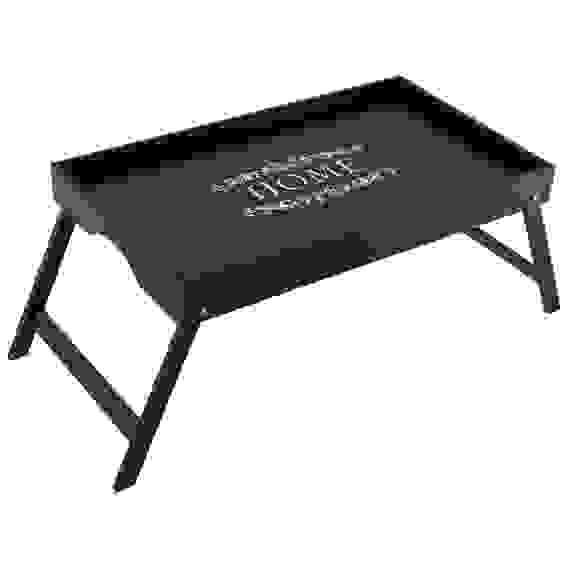 Поднос с ножками для завтрака \"Home\" (52*30 см) черный