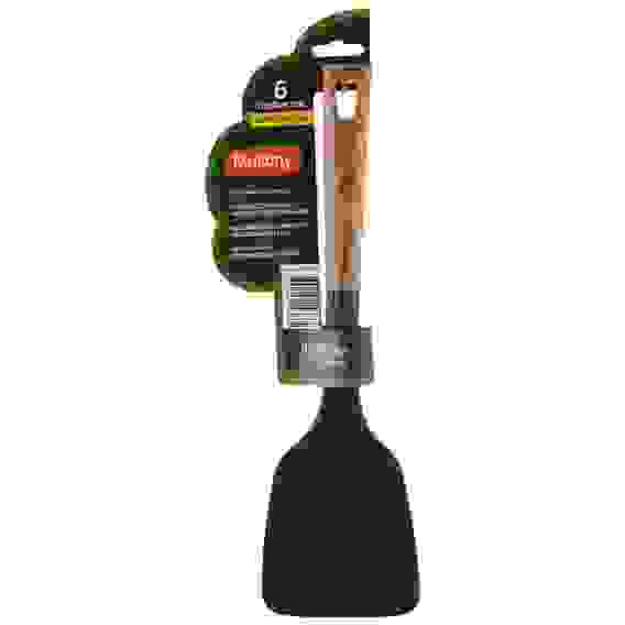 Лопатка из нейлона FORESTA, с пластм ручкой/дизайн под дерево, 33,5*9,8 см