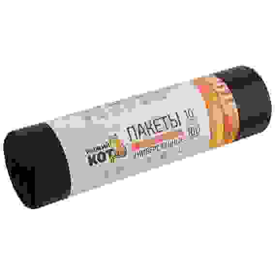 Мешки для мусора 160л (10шт./рул.) особо прочные, ПВД, черные, 25мкм