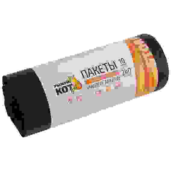 Мешки для мусора 240л (10шт./рул.) особо прочные, ПВД, черные, 36мкм