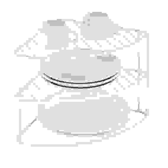 Полка-подставка для кухни трехуровневая W4165 (кухонная, угловая)