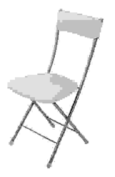 Стул складной с мягкой спинкой (ССН1М/1 серый/слоновая кость)