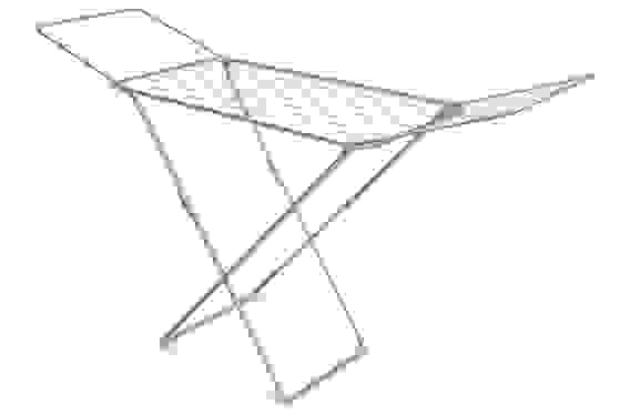 Сушилка 20 для белья серебро напольная складная(200х55х96). СБ2