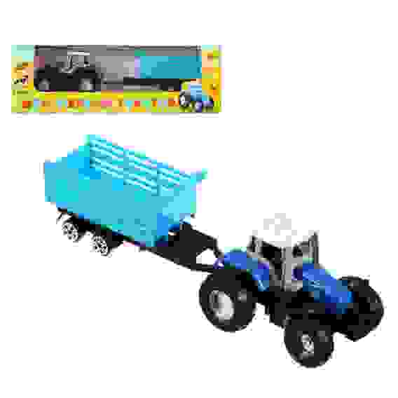 Трактор с прицепом &quot;Мой первый трактор&quot;, РР, металл, 20x6x4,8 см ИГРОЛЕНД