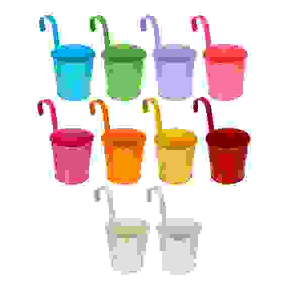 Кашпо садовое 10x10см, металл INBLOOM