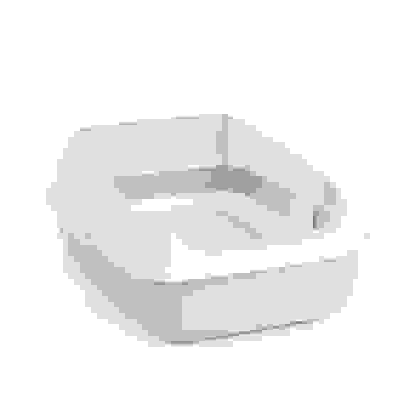 Лоток для кошек (с высокими бортами и сеткой) (бежевый) М8574