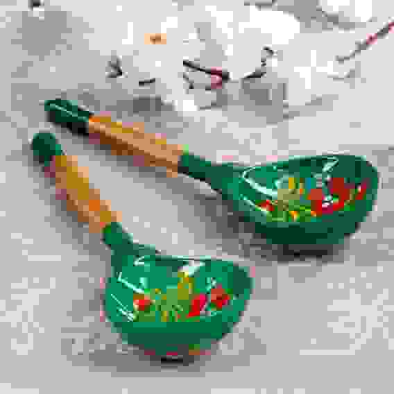 Ложка «Зеленушка», столовая, 19×6 см, хохлома, микс 1534172