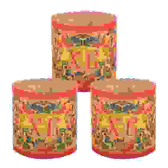 Набор бумажных форм для выпечки куличей &quot;Орнамент&quot; 9х9см, 3штуки