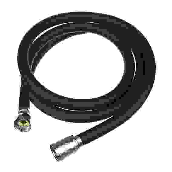 Шланг для душа, 150см, 1/2&quot;(Имп)-1/2&quot;(Имп), ПВХ, латунь, антитвист, черный RAIN