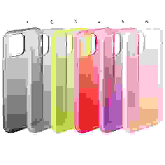 Чехол подходит для iPhone 12 mini цветной силикон