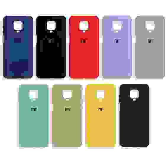 Чехол Xiaomi Note 9S цветной силикон