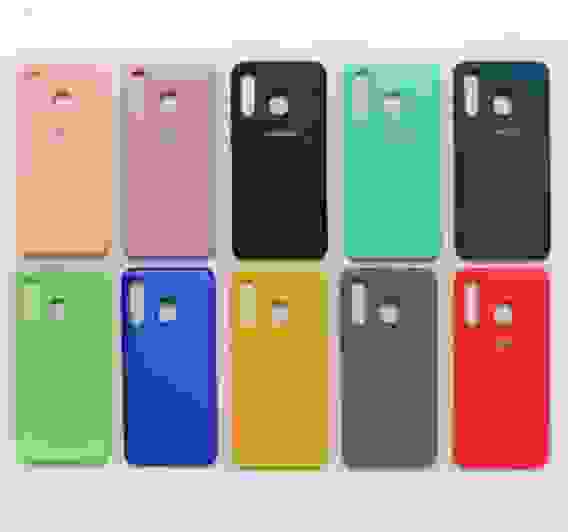 Чехол Samsung A20 Силикон цветной TPU