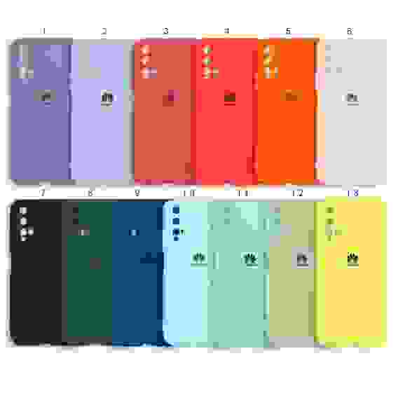 Чехол Huawei Honor 20 цветной силикон