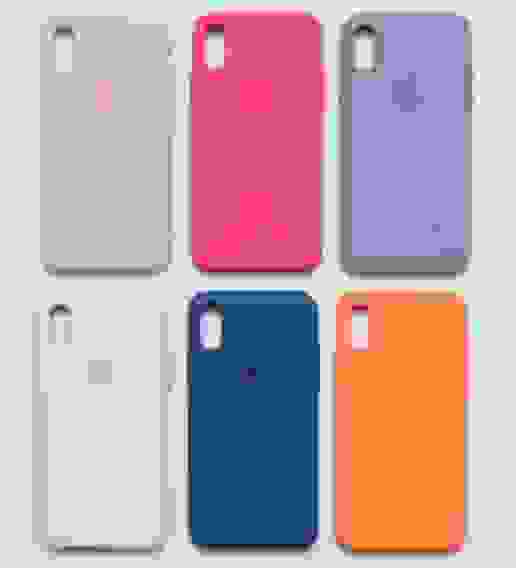 Чехол подходит для iPhone XS Silicon Case