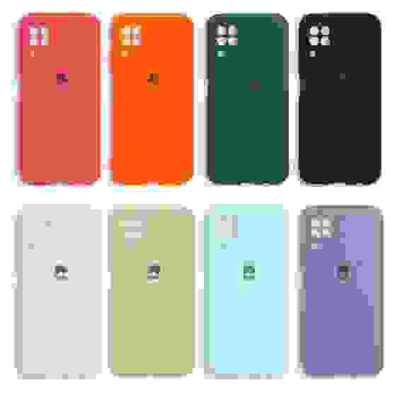Чехол Huawei P40 Lite цветной силикон
