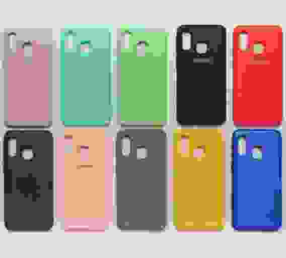 Чехол Samsung A40 Силикон цветной TPU