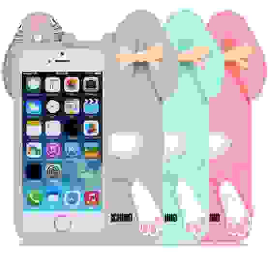 Чехол Силикон подходит для iPhone 7/8/SE(2020) MOSCHINO кролик