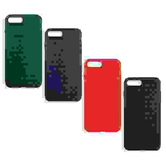 Чехол подходит для iPhone 7/8 Plus под кожу плетение