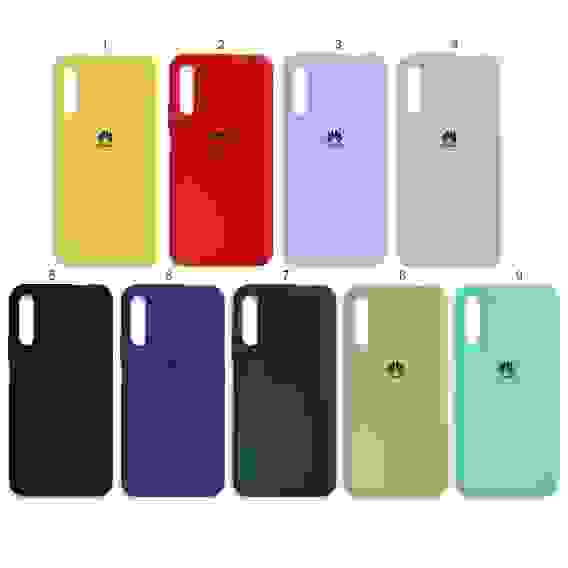 Чехол Huawei Honor 9X Pro цветной силикон