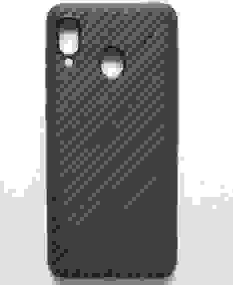 Чехол Samsung A30 карбон TPU
