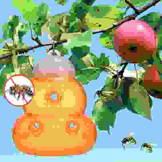 Ловушка для пчел и ос, h=13см, пластик INBLOOM