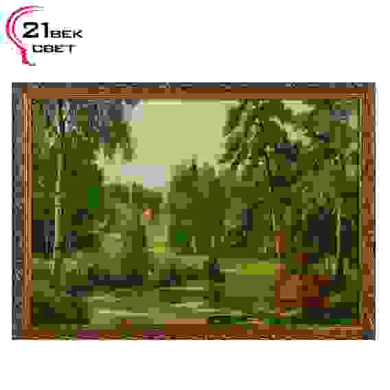 Картина из гобелена "Лесной пригорок" S118-40х80