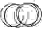 Комплект колец д/ 4-х тактн. двигателя мод 168F, 168F2