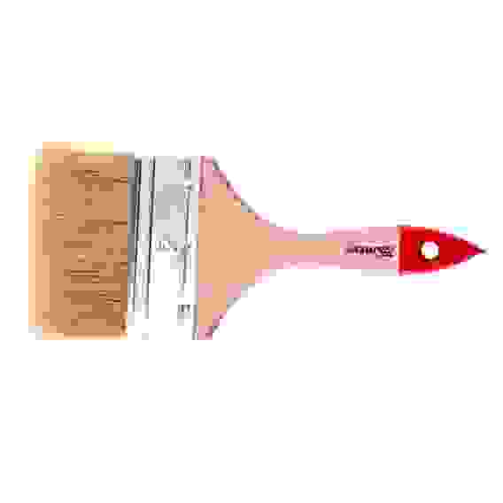 Кисть плоская 4&quot;(100мм) нат. щетина, дер. ручка Стандарт //MATRIX