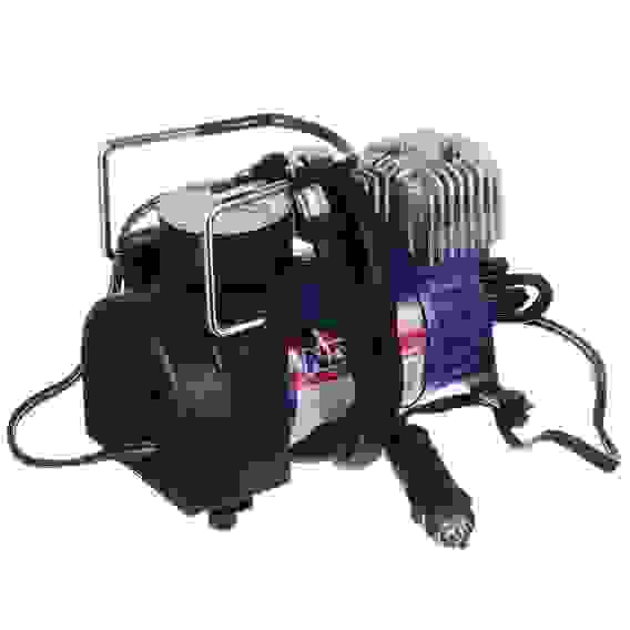 Компрессор автомобильный, штекер прикур, в сумке, 12V, 140W, 35 л/мин, металл NEW GALAXY